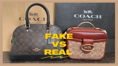 coach bag fake vs real|are coach bags genuine.